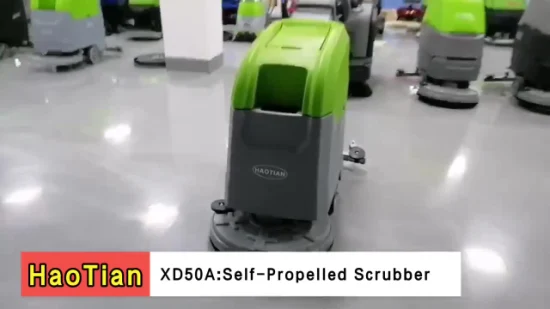 Xd50A Full Automatic Floor 50L Cleaning Machine Walk Behind Scrubber